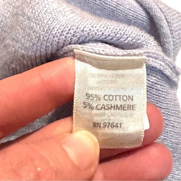 Pure Jill Cashmere Blend Lavender Long Line Tunic Sweater Women's S Small - Picture 8 of 8